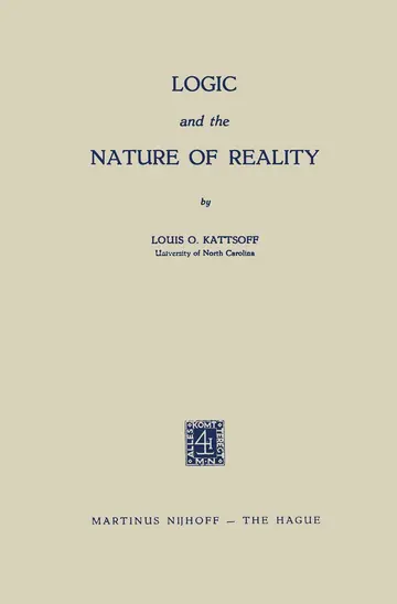 Cover of Logic and the Nature of Reality