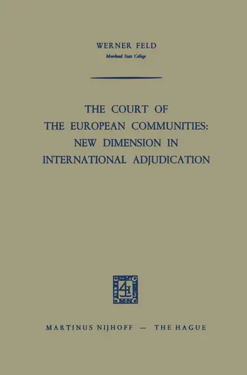 Cover of The Court of the European Communities
