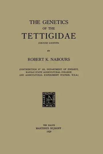 Cover of The Genetics of the Tettigidae