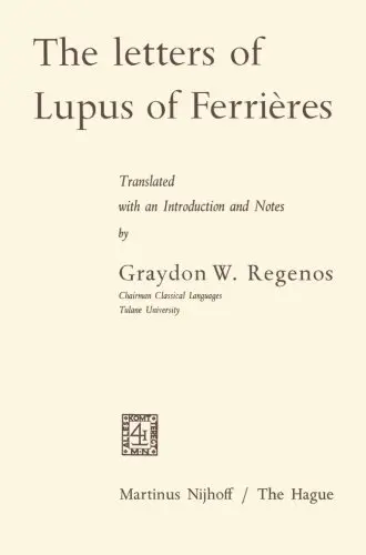 Cover of The Letters of Lupus of Ferrieres