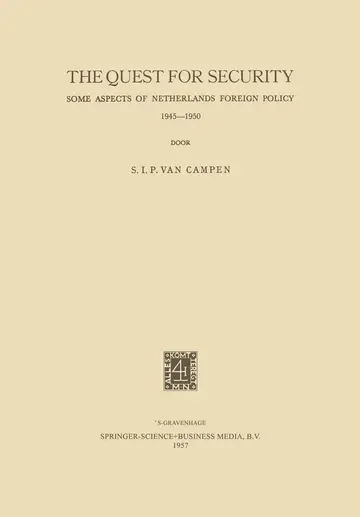 Cover of The Quest for Security