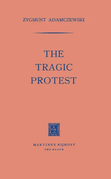 Cover of The Tragic Protest
