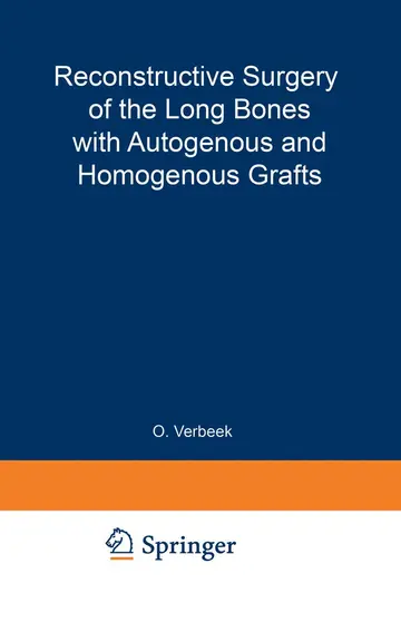 Cover of Reconstructive Surgery of the Long Bones with Autogenous and Homogenous Grafts
