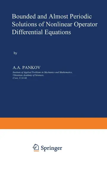Cover of Bounded and Almost Periodic Solutions of Nonlinear Operator Differential Equations