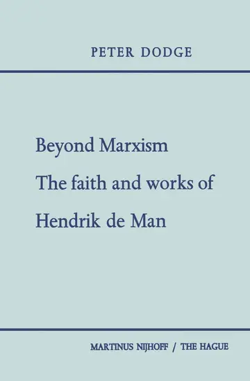 Cover of Beyond Marxism