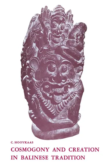 Cover of Cosmogony and Creation in Balinese Tradition