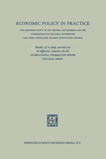 Cover of Economic policy in practice