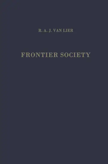 Cover of Frontier Society