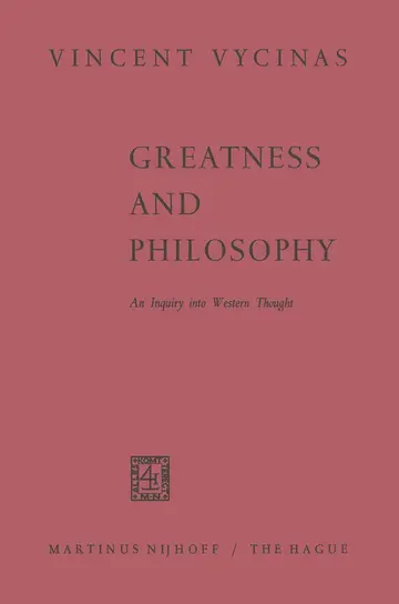 Cover of Greatness and Philosophy