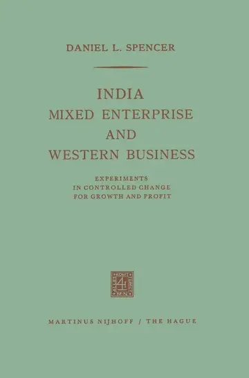Cover of India, Mixed Enterprise and Western Business
