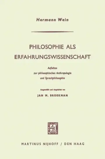 Cover of Philosophie ALS Erfahrungswissenschaft