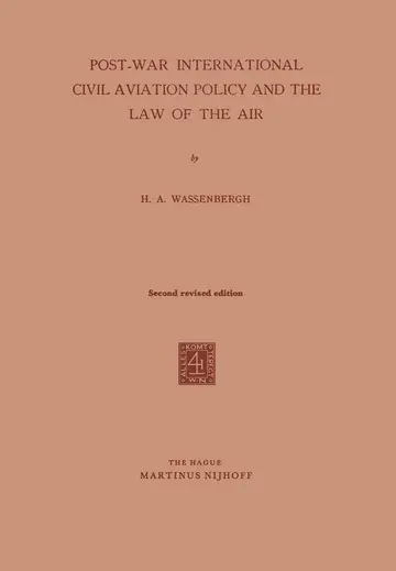 Cover of Post-War International Civil Aviation Policy and the Law of the Air