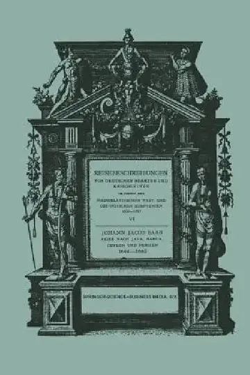 Cover of Reise Nach Java, Banda, Ceylon Und Persien 1644-1660