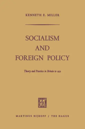 Cover of Socialism and Foreign Policy