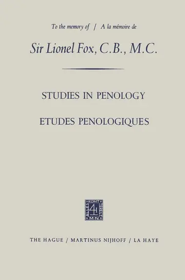 Cover of Etudes Penologiques Studies in Penology Dedicated to the Memory of Sir Lionel Fox, C.b., M.c. / Etudes Penologiques Dédiées À La Mémoire De Sir Lionel Fox, C.b., M.c