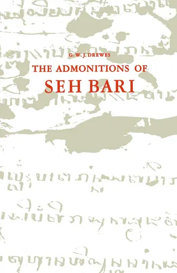 Cover of The Admonitions of Seh Bari