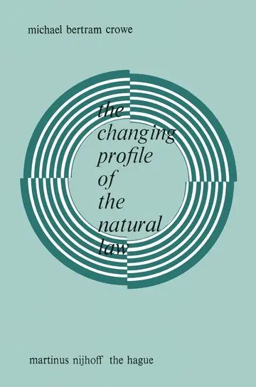 Cover of The Changing Profile of the Natural Law