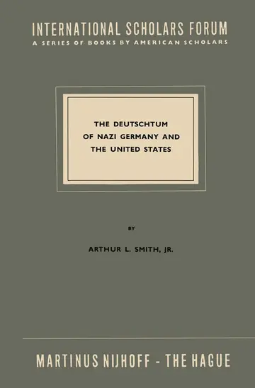 Cover of The Deutschtum of Nazi Germany and the United States