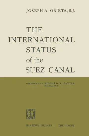 Cover of The International Status of the Suez Canal