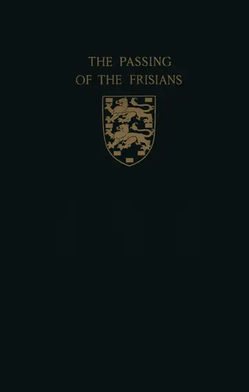 Cover of The Passing of the Frisians
