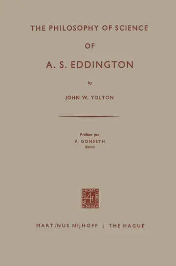 Cover of The Philosophy of Science of A. S. Eddington