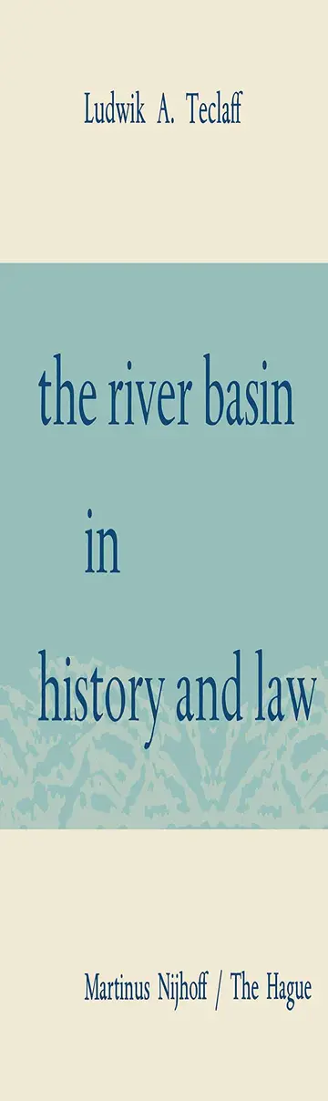 Cover of The River Basin in History and Law