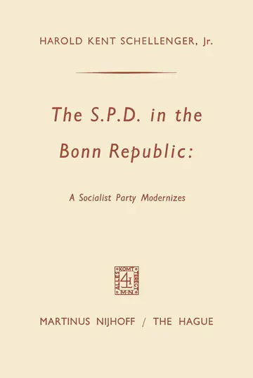 Cover of The SPD in the Bonn Republic