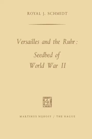 Cover of Versailles and the Ruhr