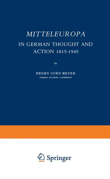 Cover of Mitteleuropa