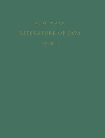 Cover of Literature of Java