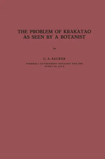 Cover of The Problem of Krakatao as Seen by a Botanist