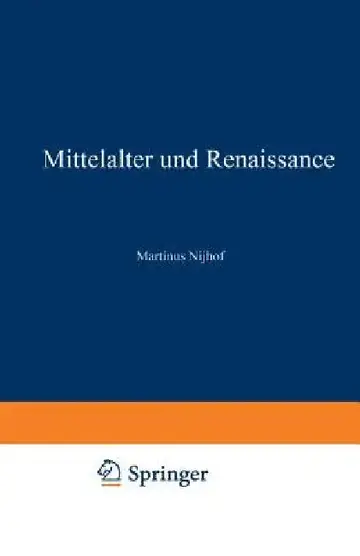 Cover of Mittelalter Und Renaissance II