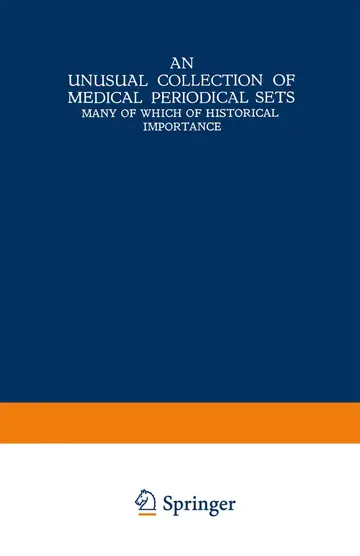 Cover of An Unusual Collection of Medical Periodical Sets