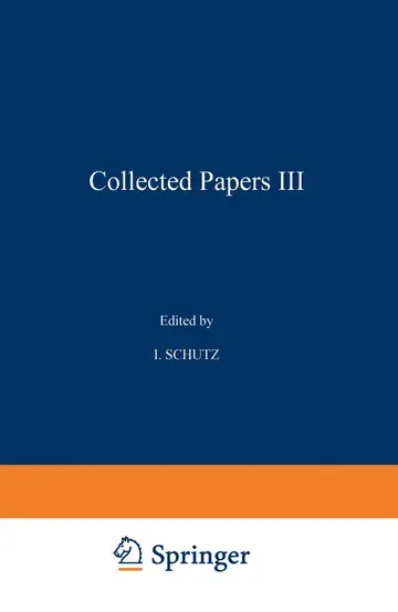 Cover of Collected Papers III