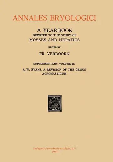 Cover of A Revision of the Genus Acromastigum