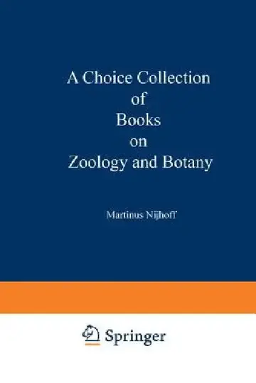Cover of A Choice Collection of Books on Zoology and Botany