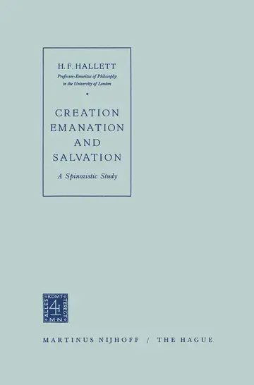Cover of Creation Emanation and Salvation