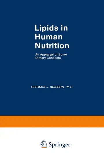 Cover of Lipids in Human Nutrition