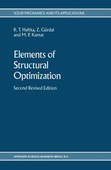 Cover of Elements of Structural Optimization
