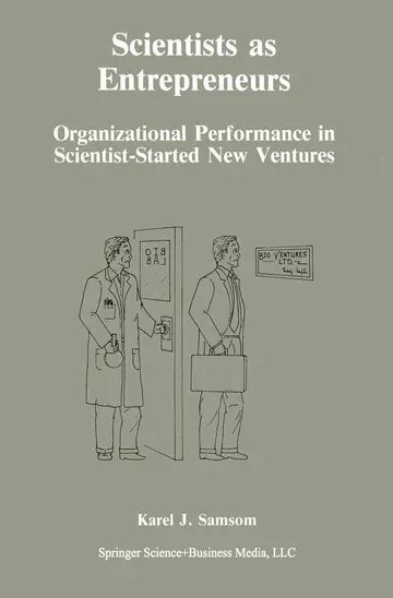 Cover of Scientists as Entrepreneurs