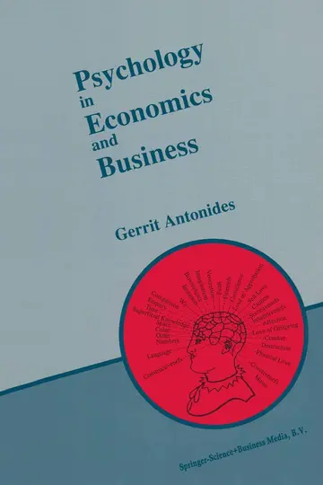 Cover of Psychology in Economics and Business