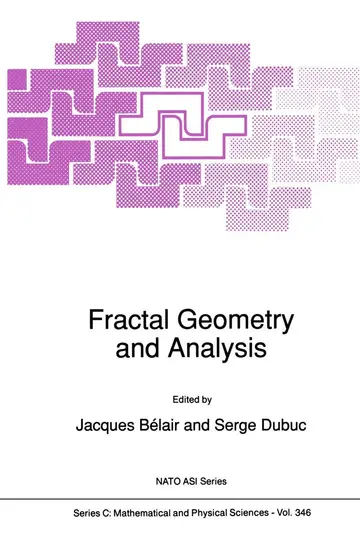 Cover of Fractal Geometry and Analysis