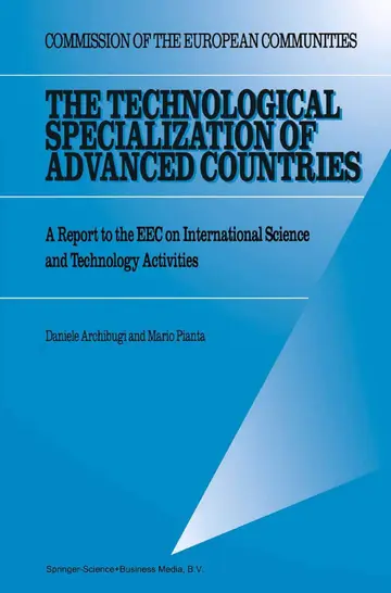 Cover of The Technological Specialization of Advanced Countries