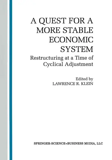 Cover of A Quest for a More Stable World Economic System