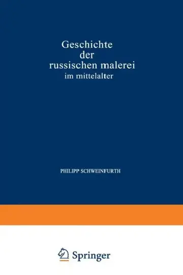 Cover of Geschichte Der Russischen Malerei Im Mittelalter