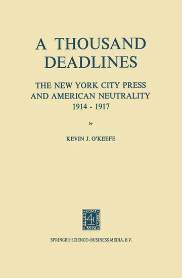 Cover of A Thousand Deadlines
