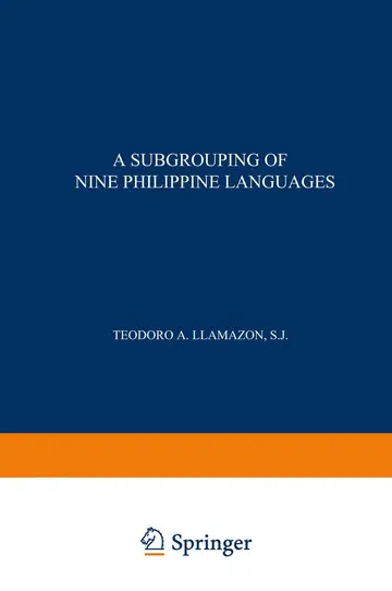 Cover of A Subgrouping of Nine Philippine Languages