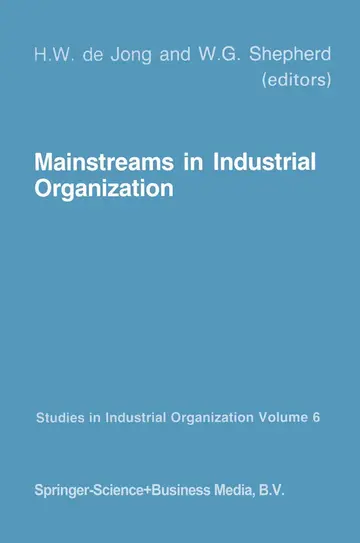 Cover of Mainstreams in Industrial Organization