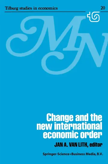 Cover of Change and the New International Economic Order