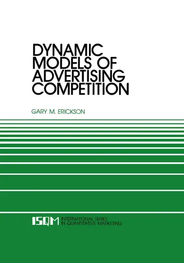 Cover of Dynamic Models of Advertising Competition